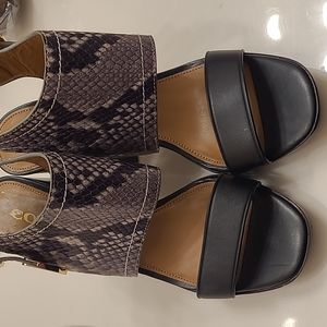 Coach Betsy heel sandal.